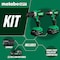 Metabo Hpt 18V Cordless Brushed Hammer Drill and Impact Driver Kit 2 x 2.0Ah w/Bag KC18DFXM - alternate 4